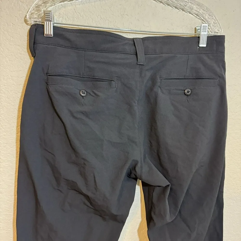 American Giant Brigade Pants Mens‎ 32x32 Black Stretch Chino USA Nylon Spandex
